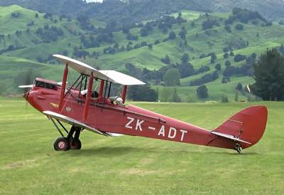de havilland DH.60 Gipsy Moth in New Zealand