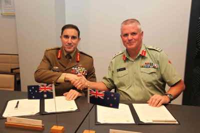 NZDF PR: NZ and Australian Army Chiefs Sign Plan ANZAC 